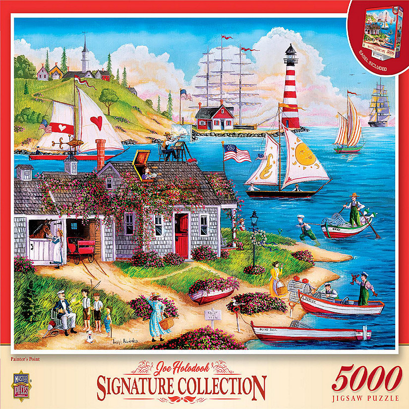 Signature Collection - Painter's Point 5000 Piece Jigsaw Puzzle - Flawed Image