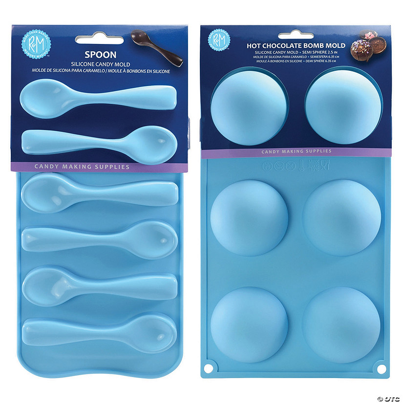 Silicone Candy Making Mold 2 Piece Set Assorted Image