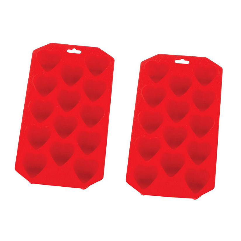 Silicone Mini Heart Molds for Baking, Heart Shape Ice Cube Candy