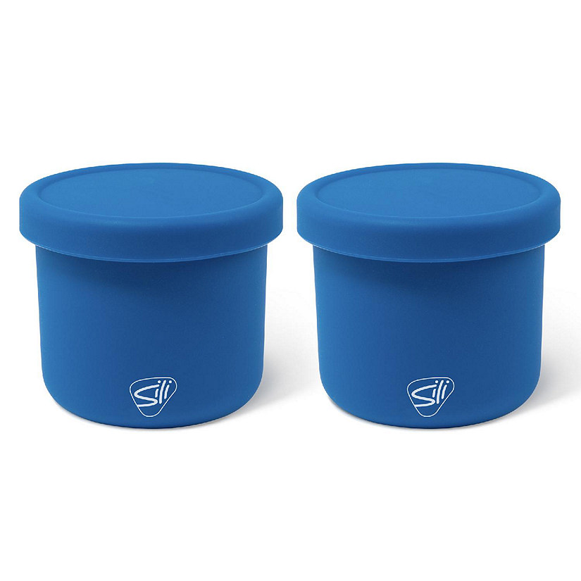 Silipint: Silicone 10Oz Lidded Bowls: 2 Pack Deep Pool Image