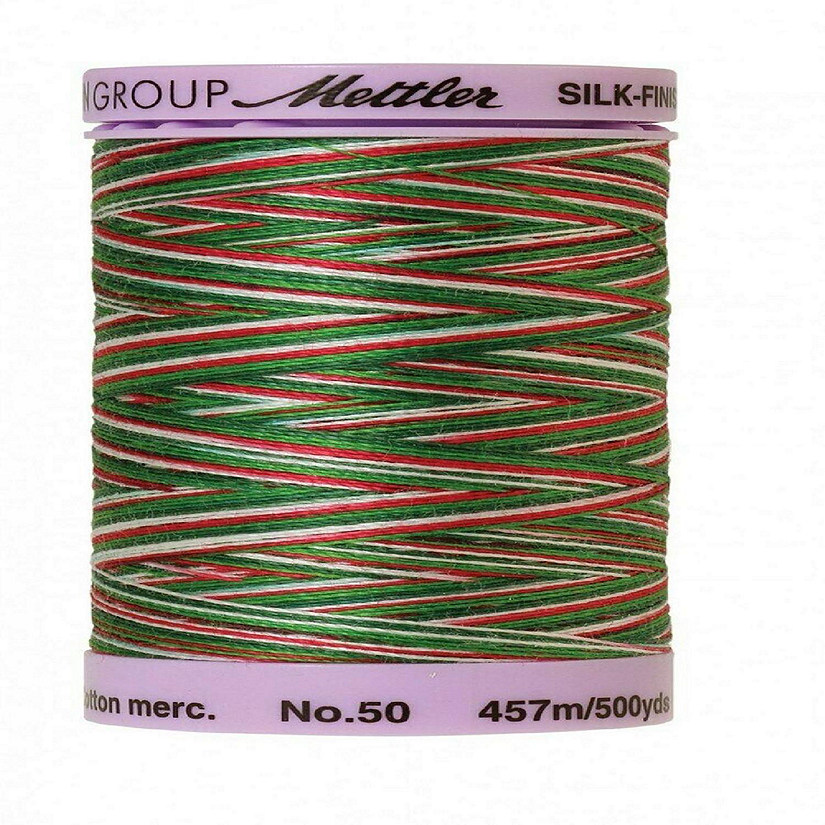 Silk Finish Cotton Multi Polyester Thread 50wt 500yds Seasons Greetings Image