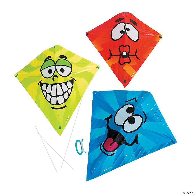 Silly Face Kites - 12 Pc. Image