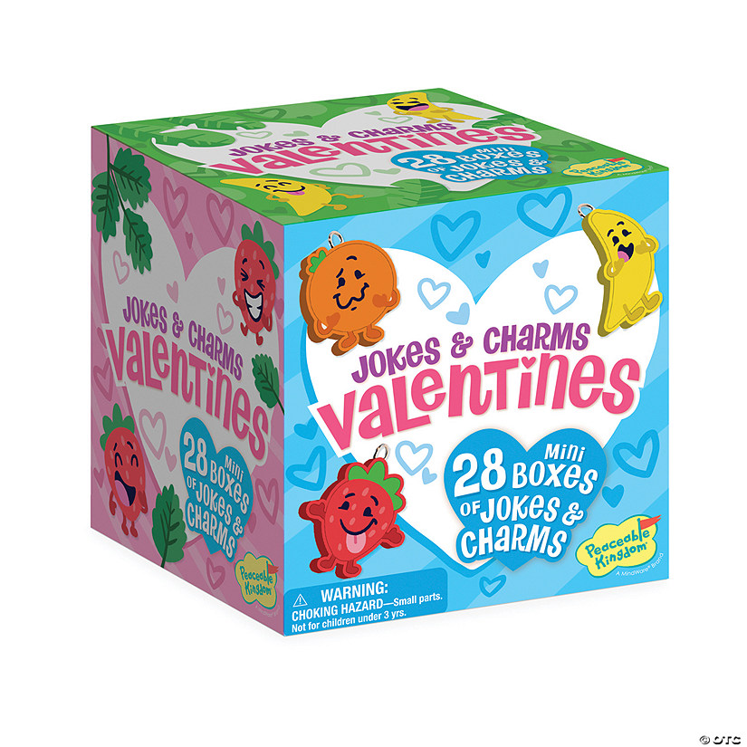 Silly Jokes Valentines with Fruit Charms Image