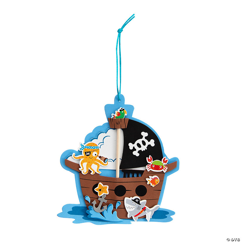 Silly Pirate Ship Sign Craft Kit - Makes 12 Image