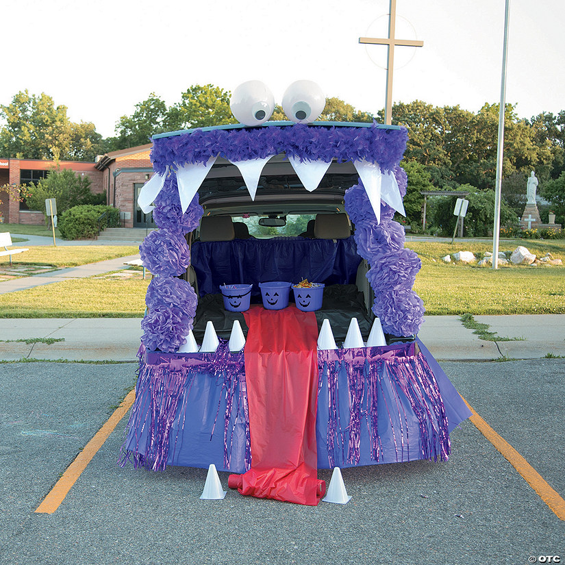 Silly Purple Monster Trunk-or-Treat Decorating Kit - 32 Pc. Image