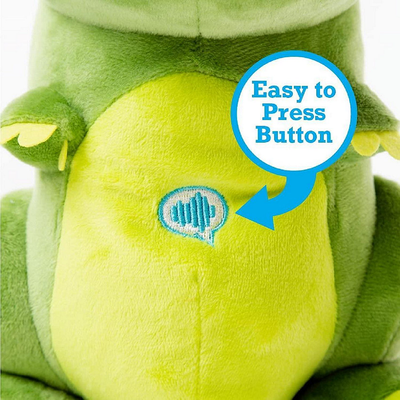 Silly Sounds Plush Talking Dinosaur T-Rex Burps Farts Roars 10" Interactive Mighty Mojo Image