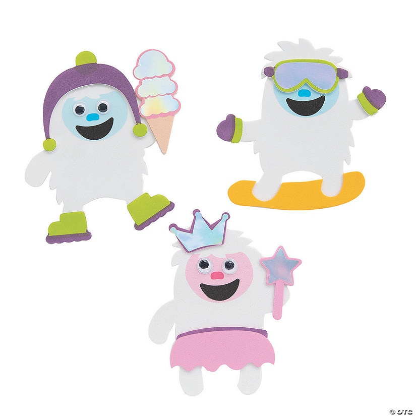Silly Yeti Craft Kit Makes 12