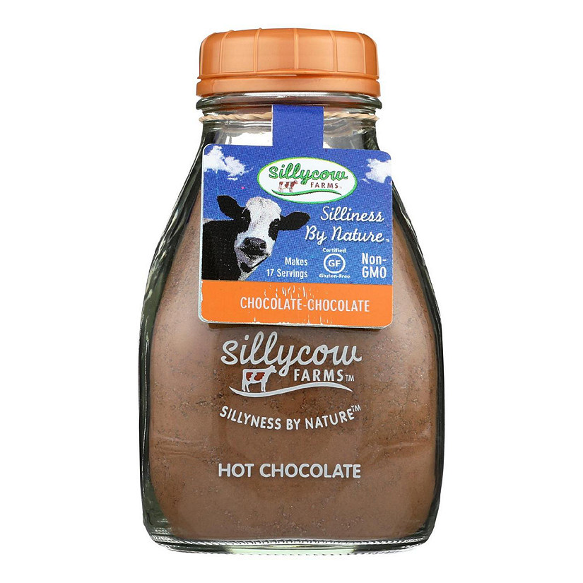 Sillycow Farms Hot Chocolate - Double Chocolate - Case of 6 - 16.9 oz. Image