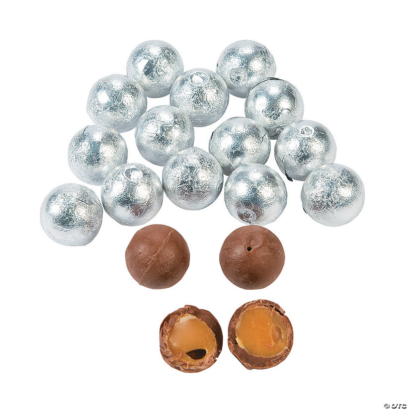 Silver Caramel Balls Chocolate Candy