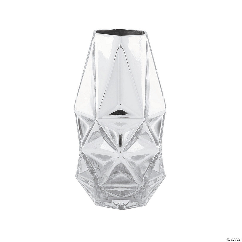 Silver Geometric Vase Image