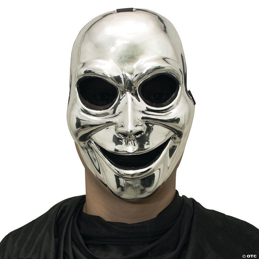 Silver Halloween Sinister Ghost Mask Oriental Trading
