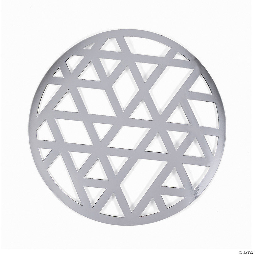 Silver Laser-Cut Charger Placemats - 24 Pc. Image