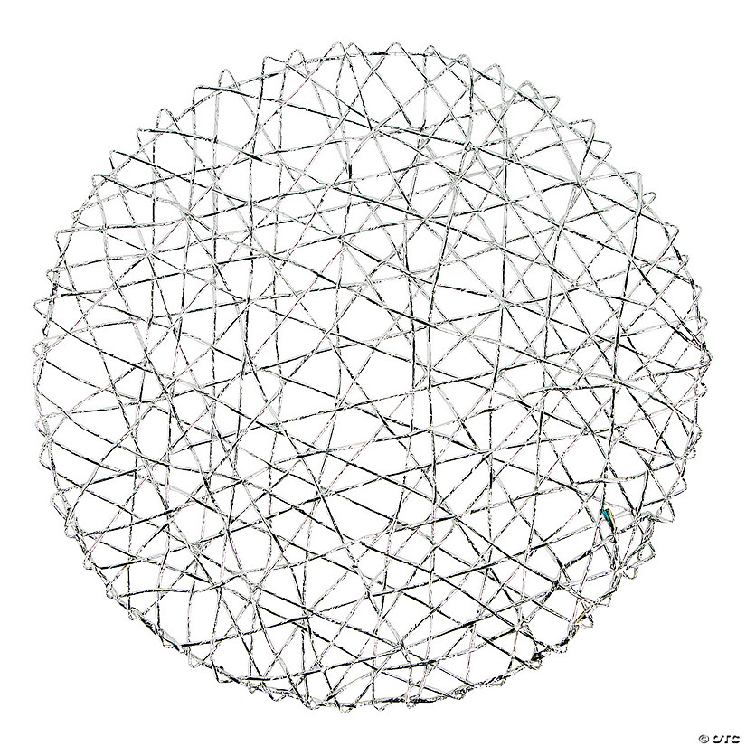 Silver Metallic String Charger Placemats - 6 Pc. Image