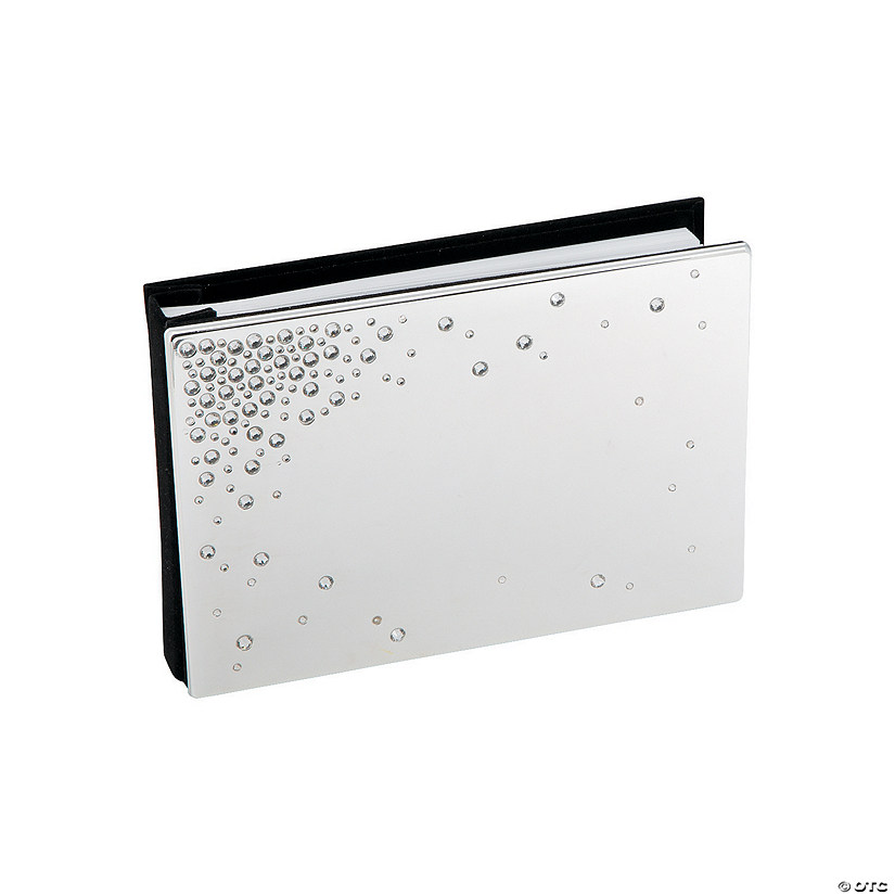 SilverPlated Guest Book with Crystals Discontinued
