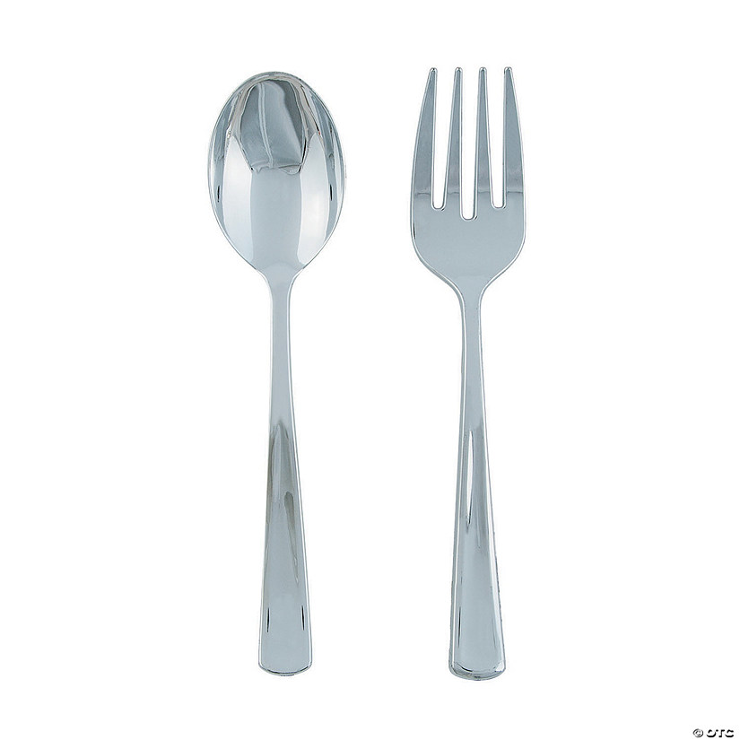 Silver Serving Spoons & Forks