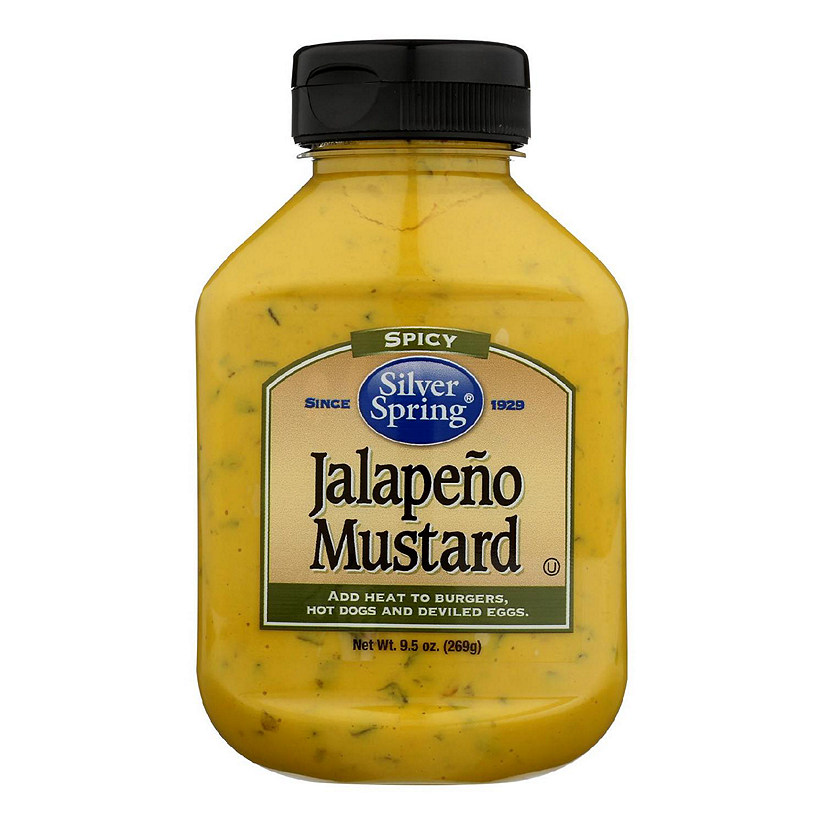 Silver Spring Squeeze - Mustard - Jalapeno - Case of 9 - 9.5 oz Image