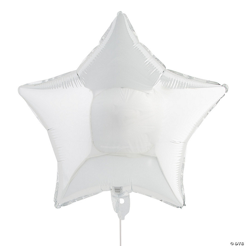 Silver Star 18" Mylar Balloon Image