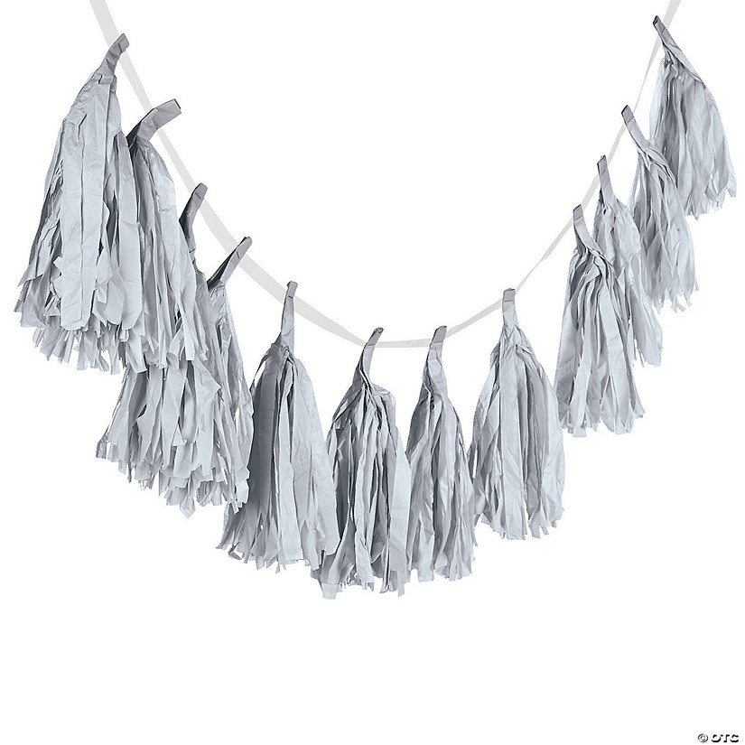 Silver Tassel Garland Oriental Trading