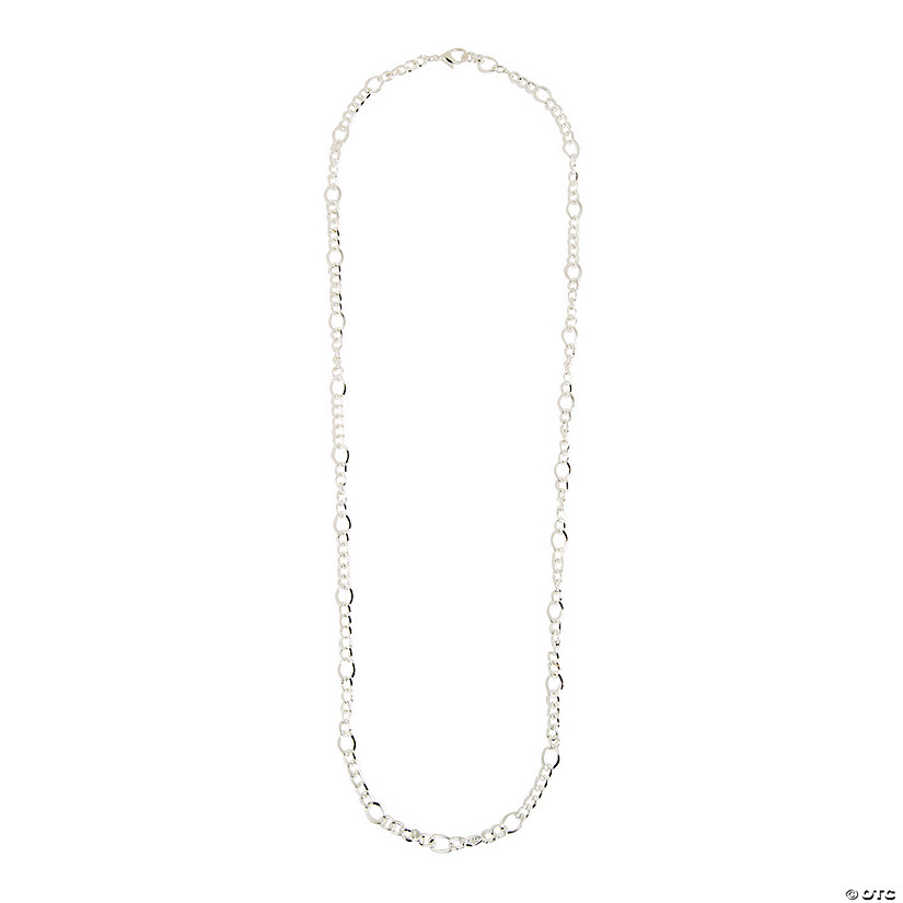 Silvertone Chain Necklace - 24