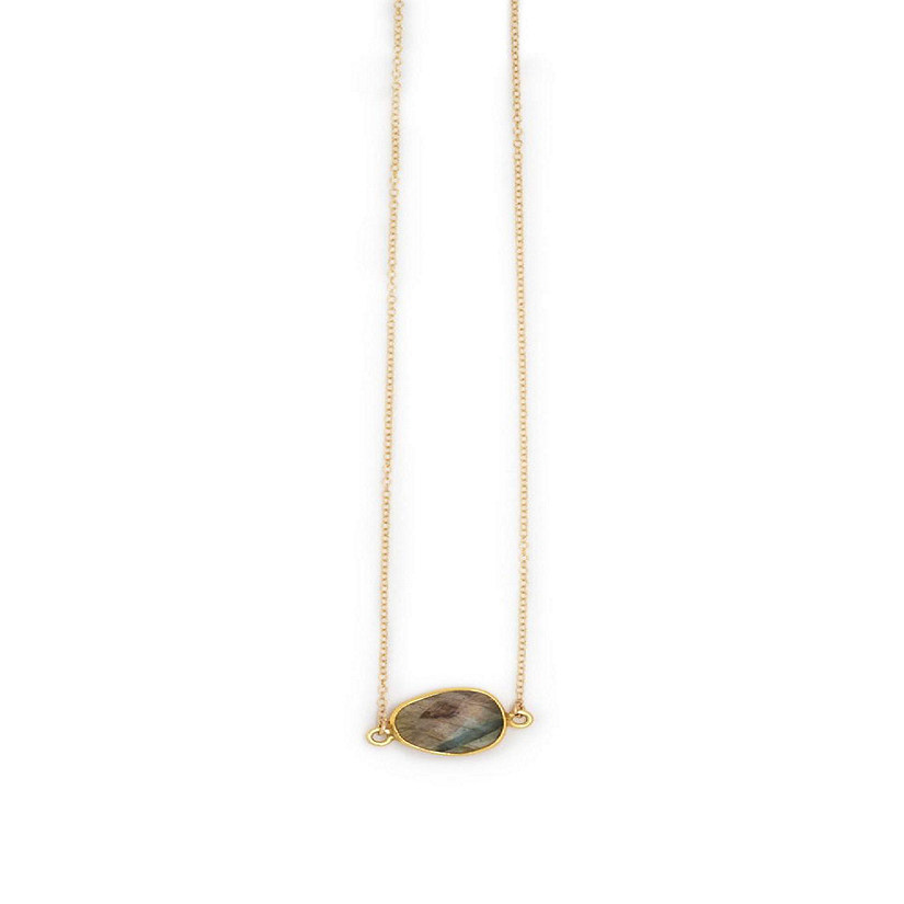 Simple Necklace Labradorite Image