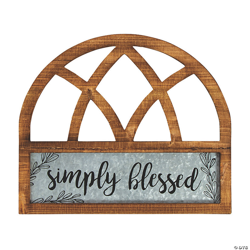 Simply Blessed Wall Sign Image