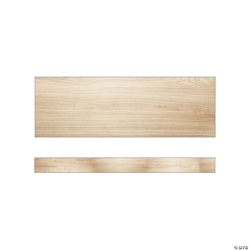 Simply Boho Wood Straight Bulletin Board Borders - 12 Pc. Image