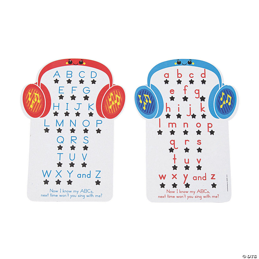 Sing the Alphabet Double-Sided Sensory Cards - 30 Pc. Image