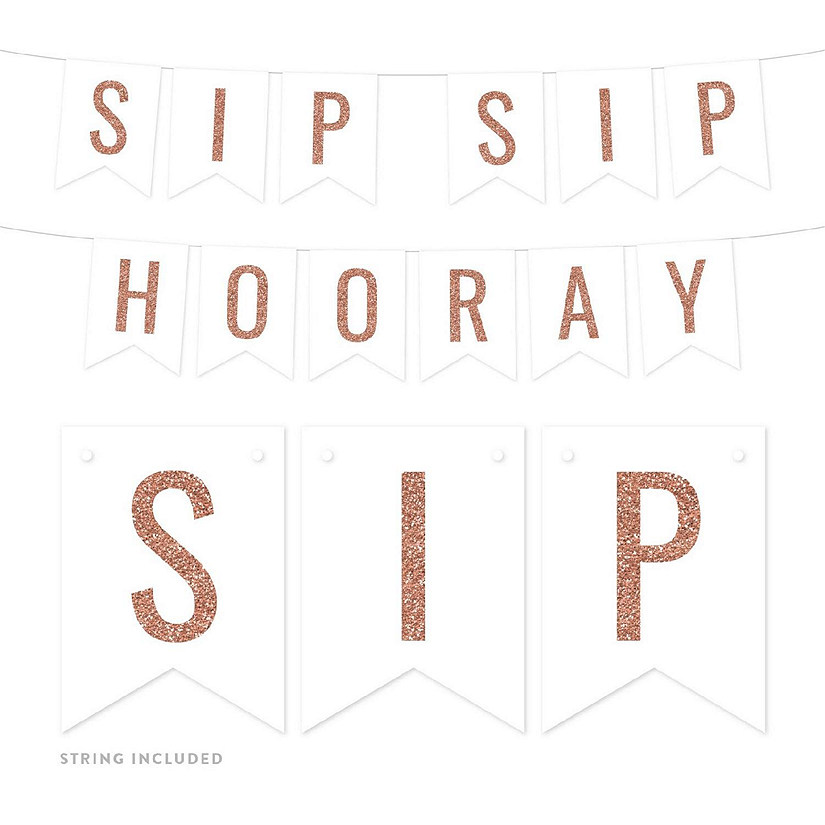 Sip Sip Hooray 4x5.5IN Banner Image