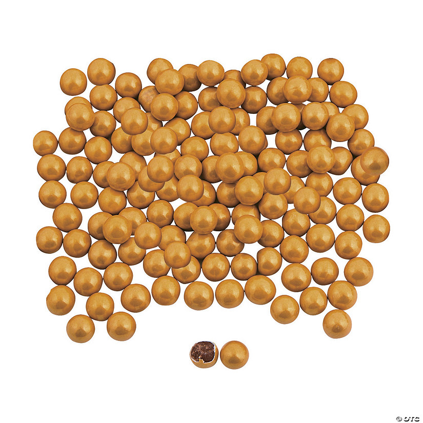 Sixlets<sup>&#174;</sup> Gold Chocolate Candy - 1184 Pc. Image