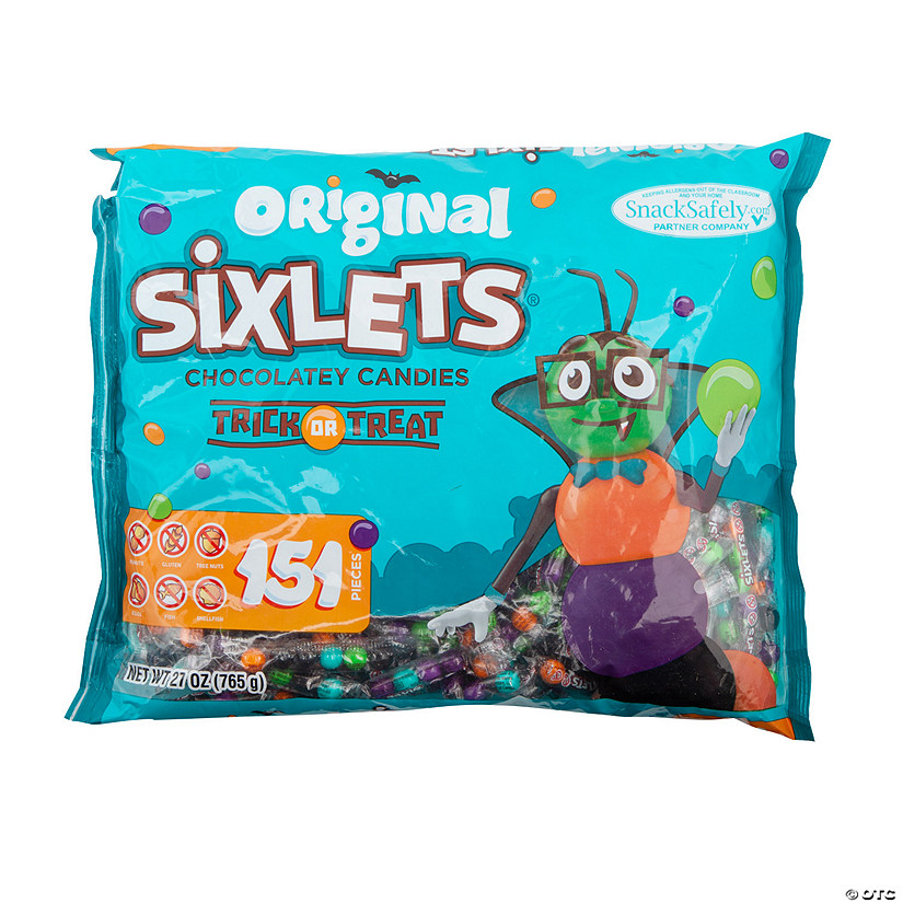 Sixlets<sup>&#174;</sup> Halloween Candy - 150 Pc. Image