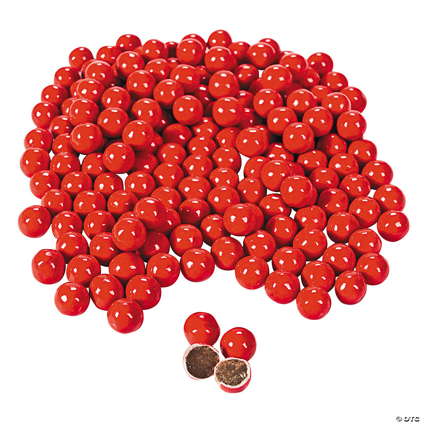 Sixlets<sup>&#174;</sup> Red Chocolate Candy - 1184 Pc. Image