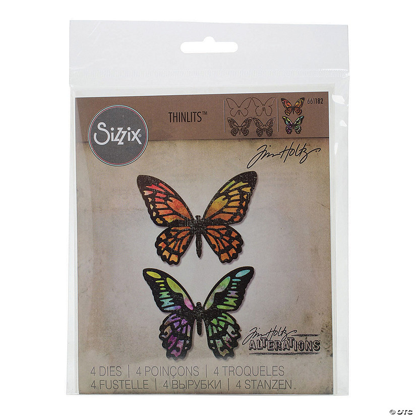 Download Sizzix Dies Tim Holtz Detail Butterflies Oriental Trading