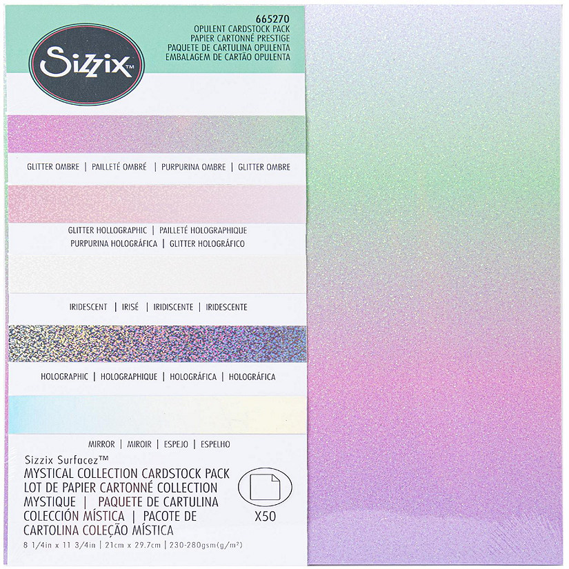 Sizzix Lastre Alluminio Surfacez Oro Rosa 10 Pezzi 15,2x15,2 Cm - Per Fustellatura E Goffratura