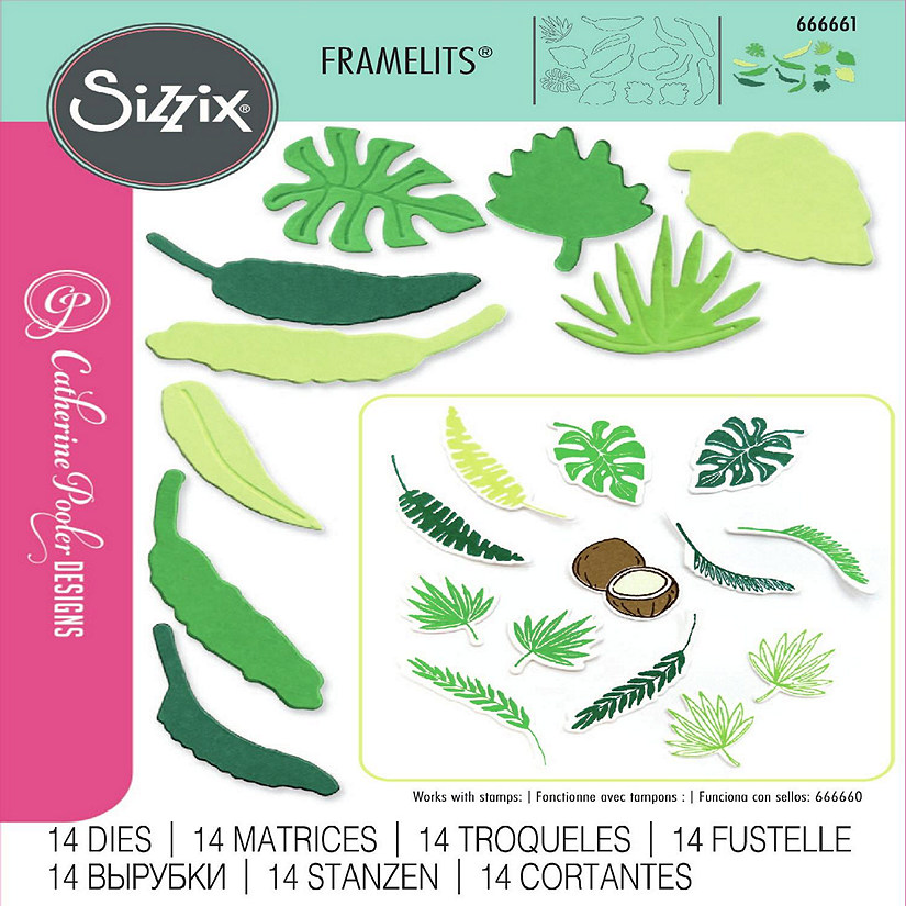 Sizzix Thinlits Die Set By Catherine Pooler 14/Pkg-Stay Wild #2 Image