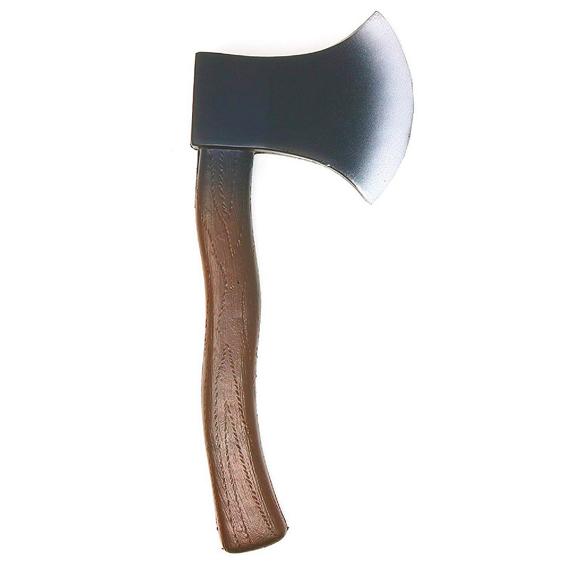 Skeleteen Lumberjack Costume Prop Toy - Wood Look Hatchet Axe Props for Party - 1 Piece Image