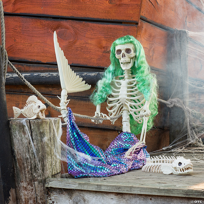 Skeleton Mermaid & Fish Decorating Kit - 5 Pc. Image