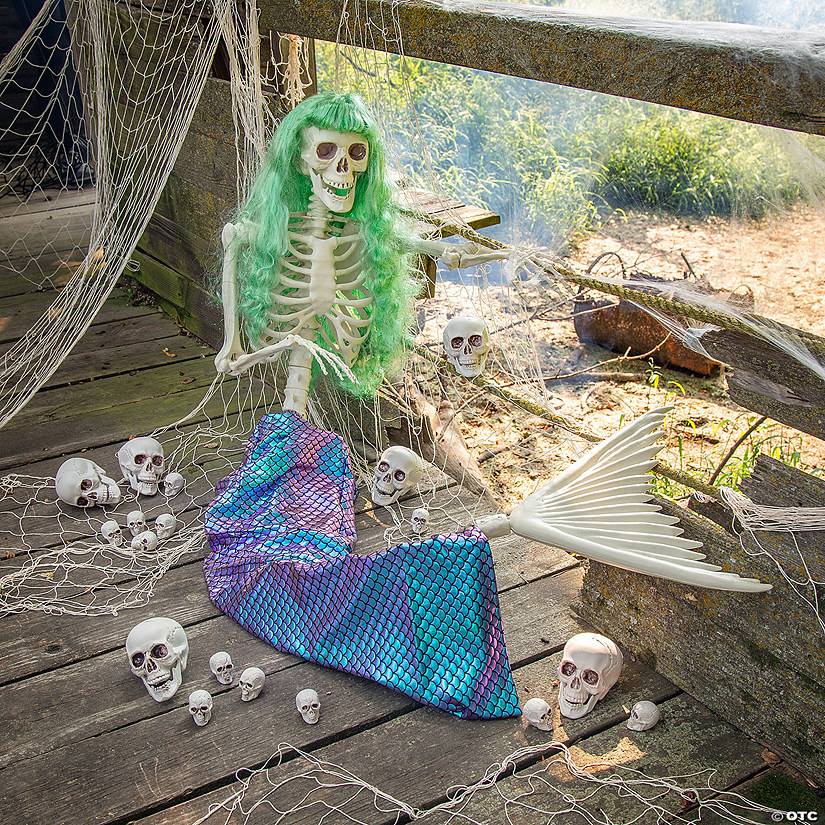 Skeleton Mermaid with Sea Skulls Decorating Kit - 19 Pc. Image