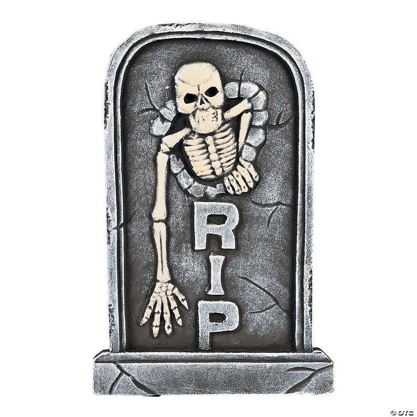 Skeleton Tombstone Halloween Décor - Discontinued