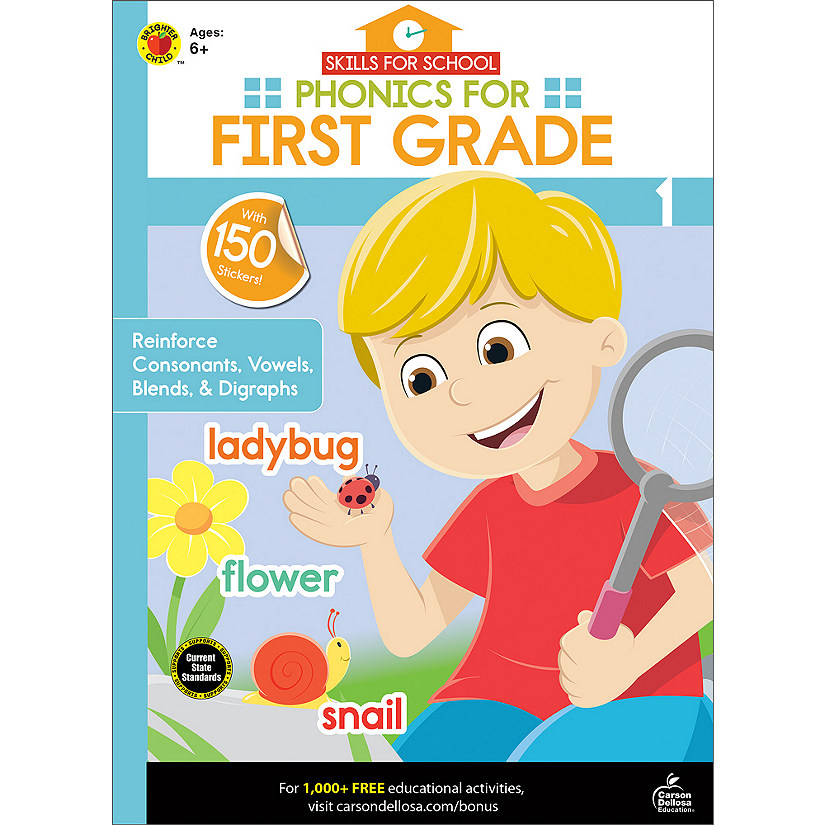 Skills for School Phonics for First Grade Image