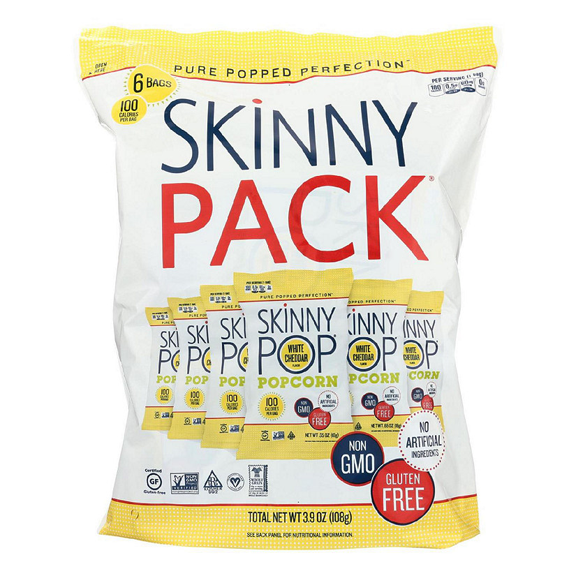Skinny Pop White Cheddar Popcorn 4.4 Oz
