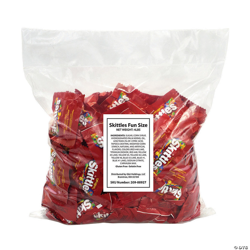Skittles Fun Size Packs, 4 lb Image
