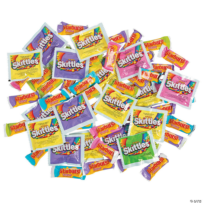 Skittles<sup>&#174;</sup> & Starburst<sup>&#174;</sup> Fun Size<sup>&#174;</sup> Bag - 50 Pc. Image