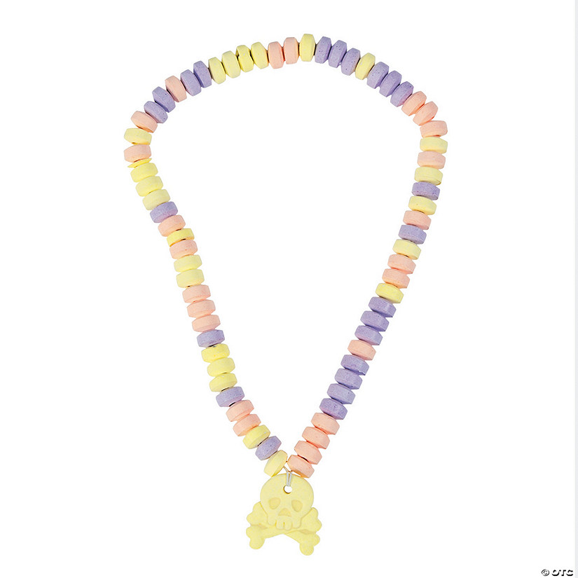 Skull and Crossbones Hard Candy Necklaces Discontinued