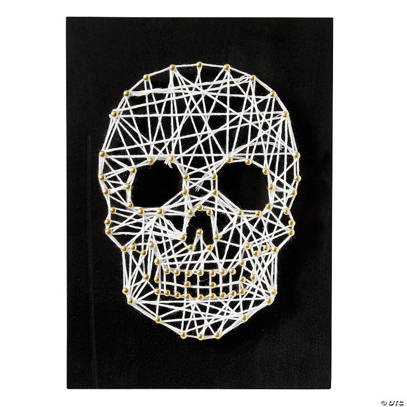 Skull String Art Craft Image