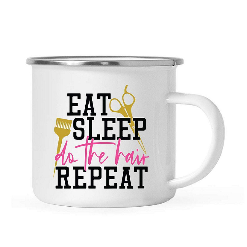 Sleep Do Hair Repeat 11oz Campfire Mug Image