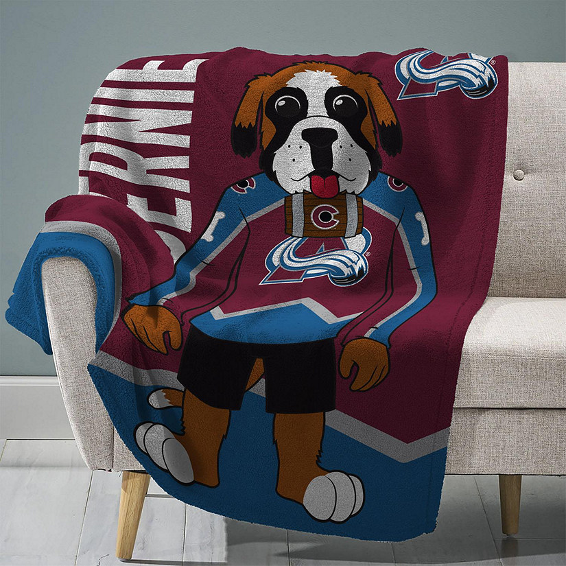 Colorado Avalanche Personalized Jersey Silk Touch Fleece Blanket, Blue, Size NA, Rally House