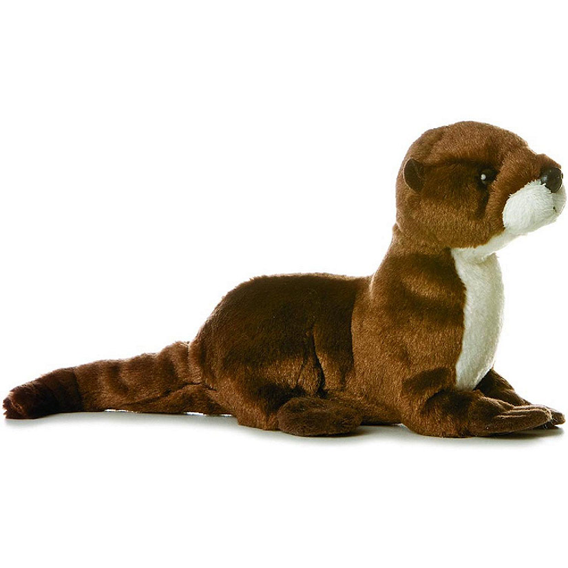 Sliddy 8" Mini Flopsie River Otter Plush by Aurora Image