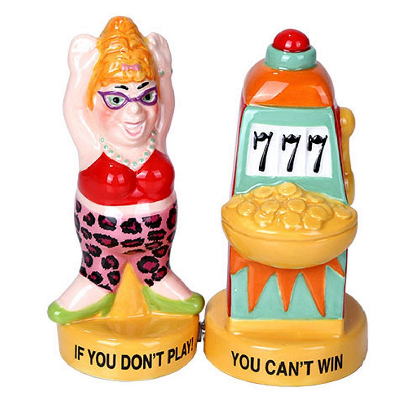 Slot Winner Ceramic Salt and Pepper Shaker Set Image