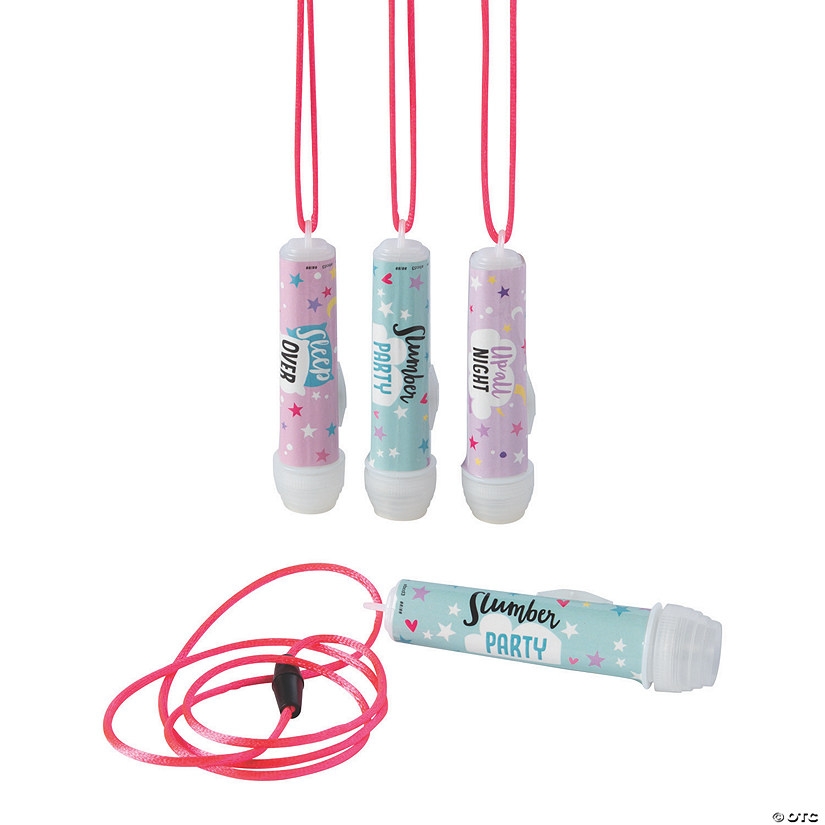 Slumber Party Flashlights on a Rope - 12 Pc. Image