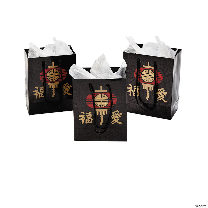 Asian oriental gift bags hilton